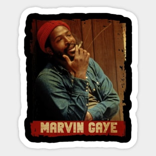 Retro Style \\ Marvin Gaye Sticker